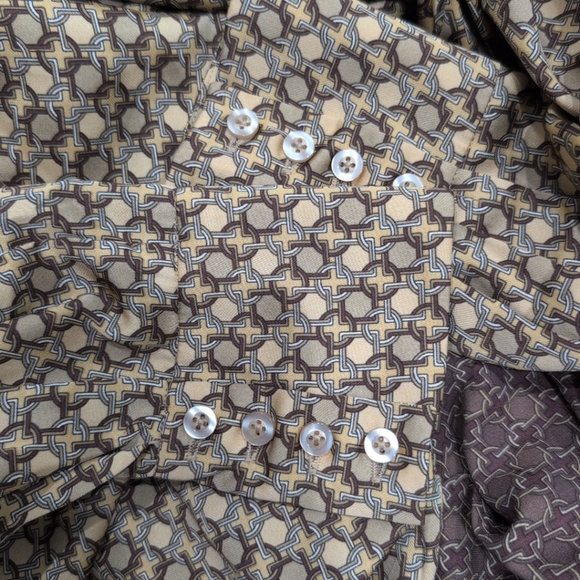 NWOT NEW Revolve L’Academie The Kamille Mini Dress in Tan & Brown Chain Small - Picture 7 of 8